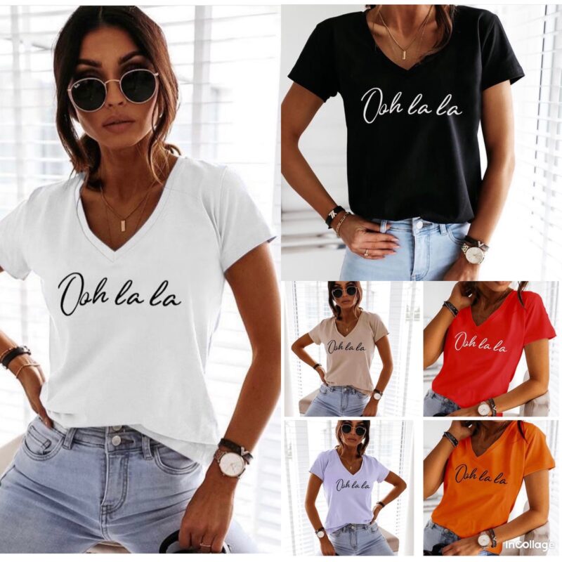 Tricouri din bumbac Oh La La